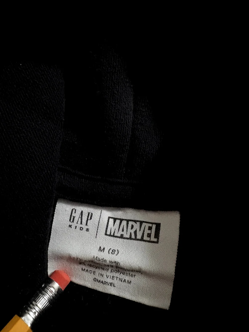 Kids Black Hoodie with Panther Emblem